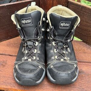 Ahnu Black and light green Outdoor Boots